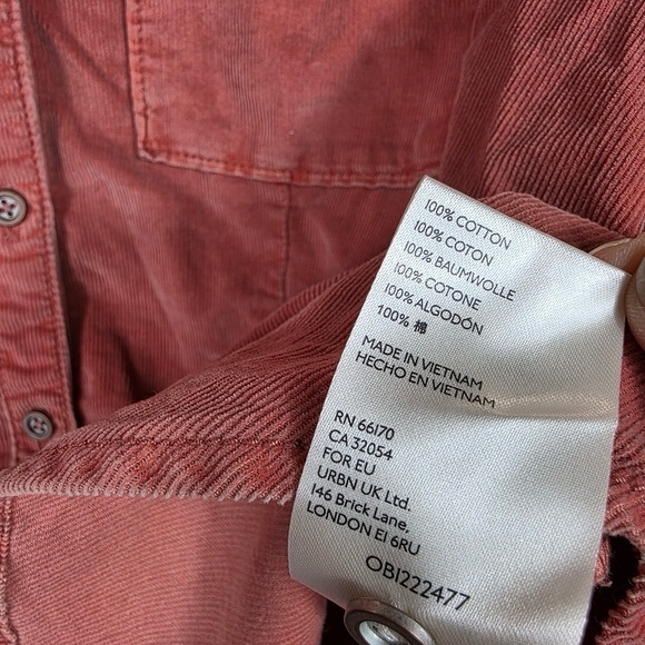 Anthropologie Pilcro corduroy butyon down top - Picture 5 of 6
